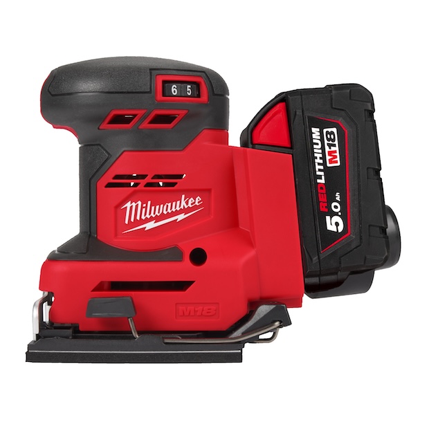 Milwaukee M18 BQSS-502B vibrační bruska na čtvrtinu listu