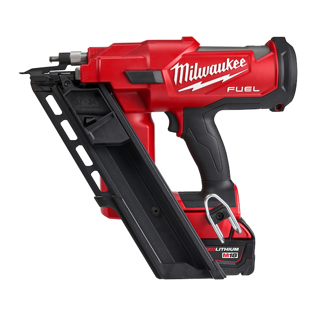 Milwaukee M18 FFNS-502C FUEL 34° hřebíkovačka na kotevní hřebíky se samostatným nástřelem