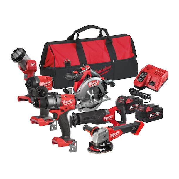 Milwaukee M18 FPP6E3-502B Sada nářadí