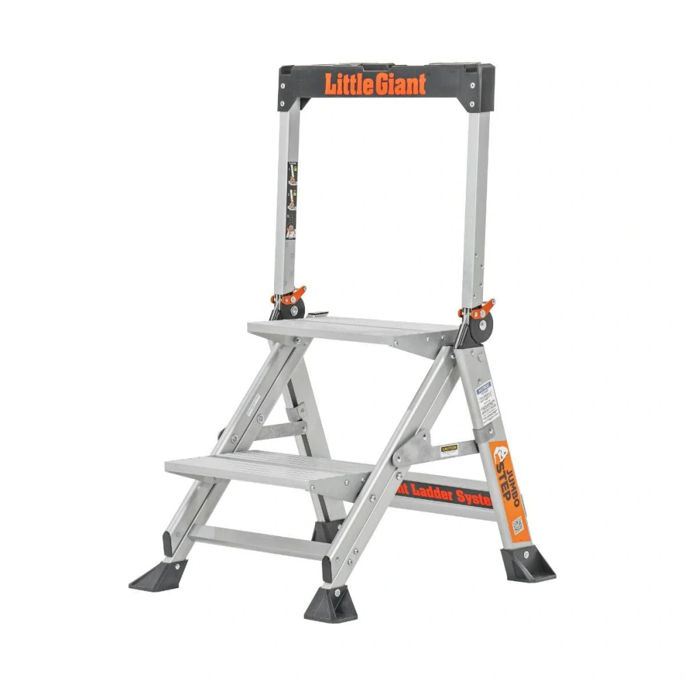 Little Giant - Jumbo Step 2 - velice lehké, bezpečné a pohodlné skládací schůdky pro náročné používání