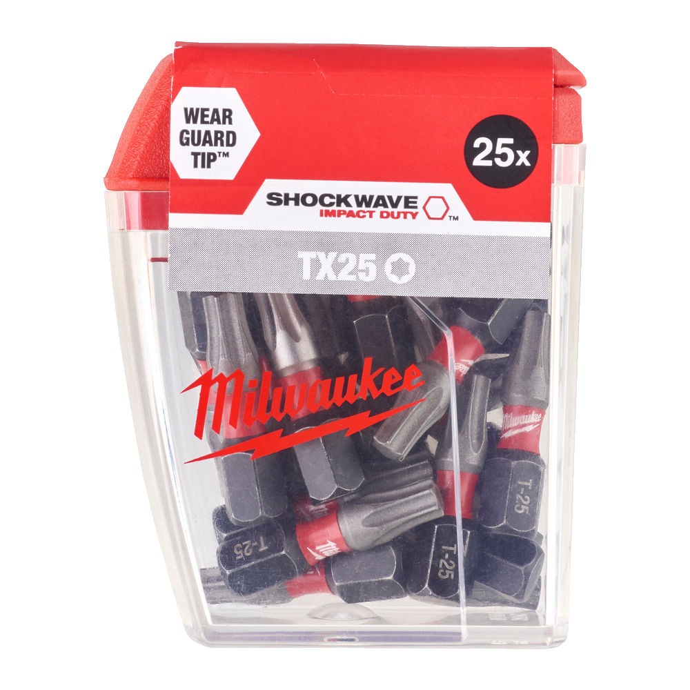Milwaukee Šroubovací bity ShW TX25 25mm-25ks