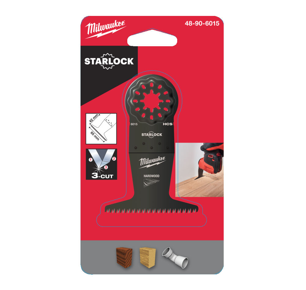 Milwaukee Široký nůž na rychlé ponorné řezání do dřeva 65x42mm (1ks)
