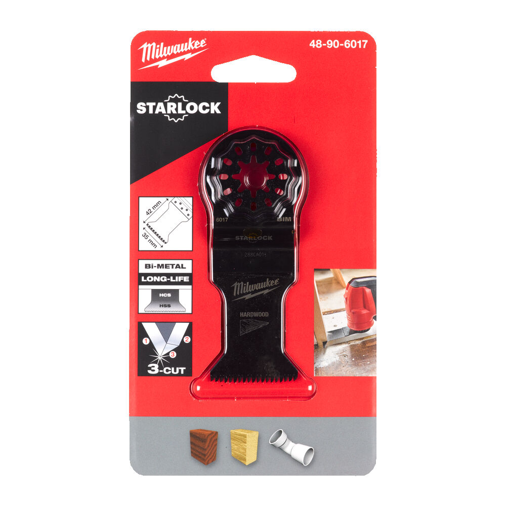 Milwaukee Nůž na rychlé ponorné řezání do dřeva s hřeby 35x42mm (1ks)