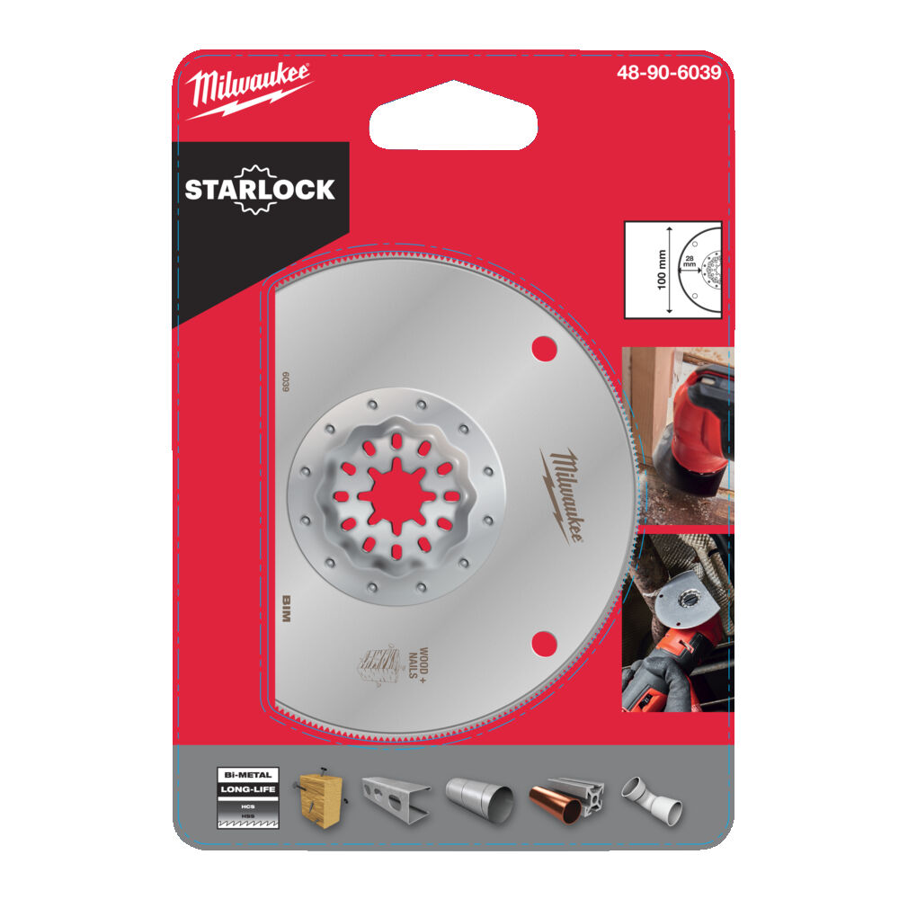 Milwaukee Široký nůž na ponorné řezání do multimateriálu 100x28mm (1ks)