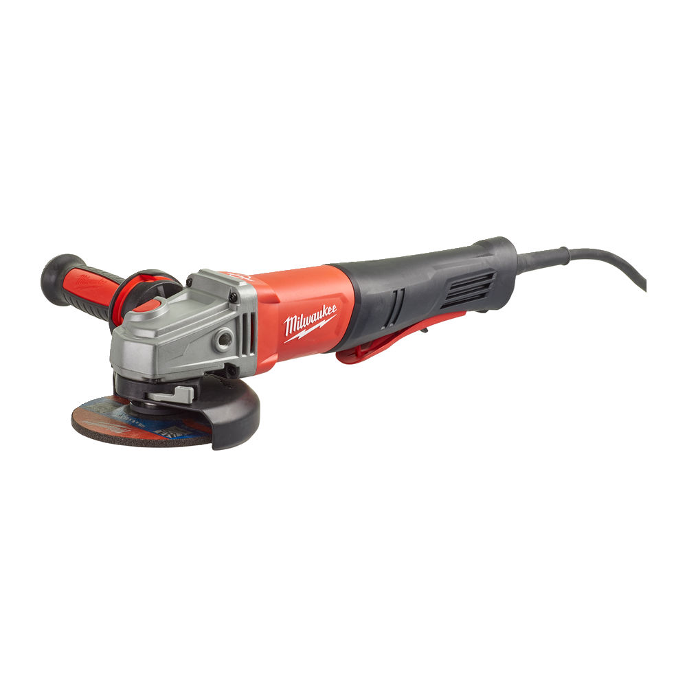 Milwaukee 1250 W úhlová bruska s AVS systémem a pádlovým spínačem