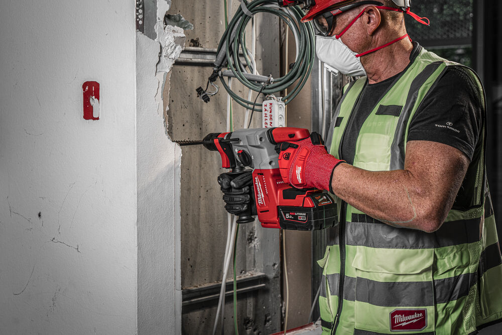 Milwaukee M18 BLHX-502X SDS plus 26 mm vrtací a sekací kladivo - FIXTEC sklíčidlo
