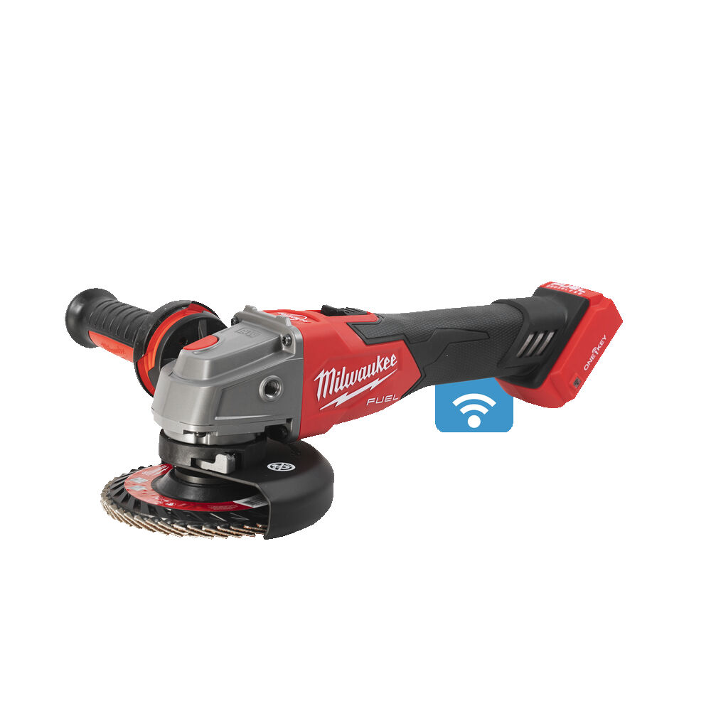Milwaukee M18 ONEFSAG125XB-0X 125 MM Úhlová bruska s posuvným spínačem, Rapid STOP