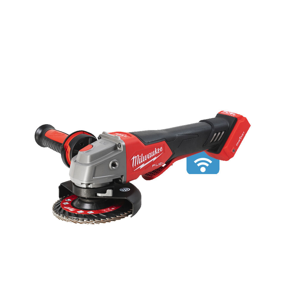 Milwaukee M18 ONEFSAG125XPDB-0X 125 MM Úhlová bruska s kolébkovým spínačem, Rapid STOP