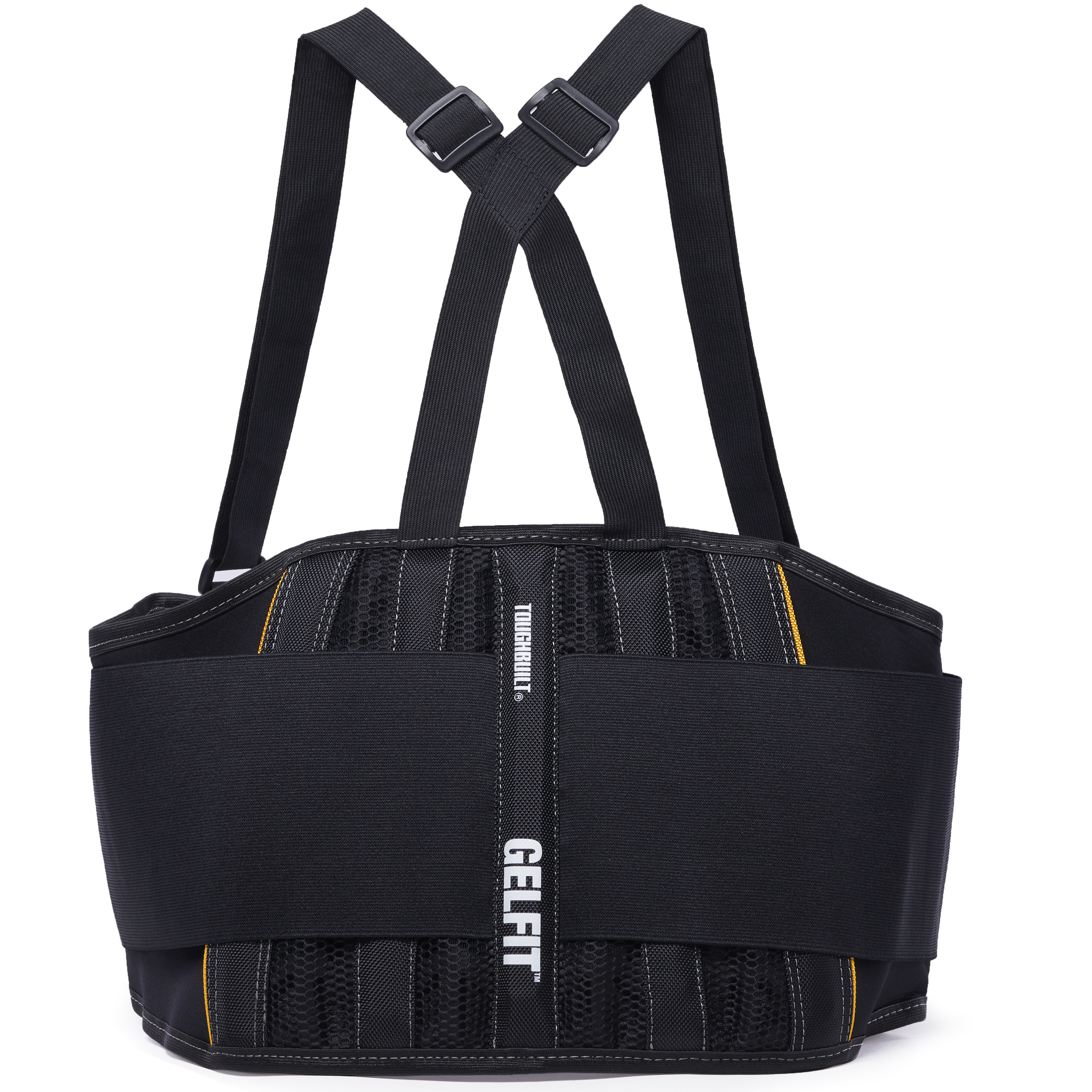 ToughBuilt Velký podpůrný bércový pás s ramenními popruhy GelFit