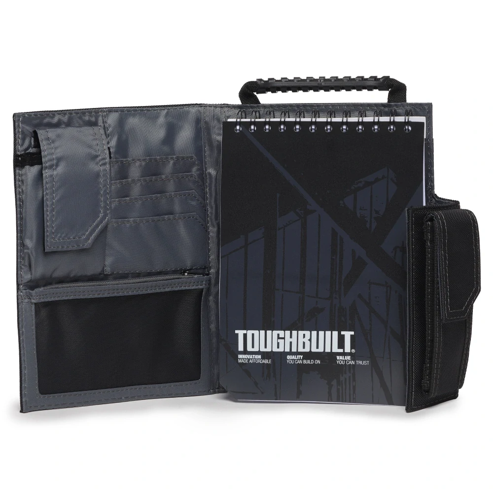 ToughBuilt Organizér a velký mřížkovaný zápisník