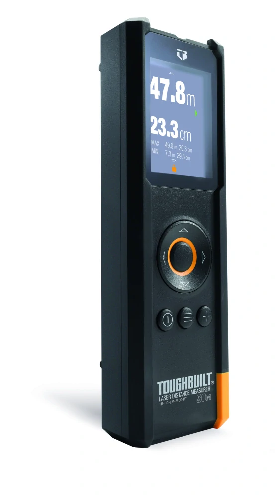 ToughBuilt Laserový dálkoměr 50 m - digitální hledáček