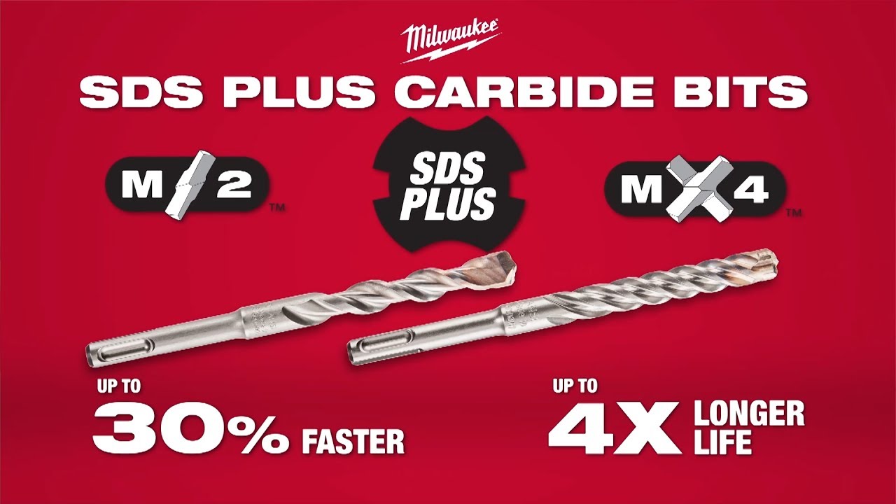 Milwaukee 50 x Vrták SDS-Plus M2 8 x 150 x 210