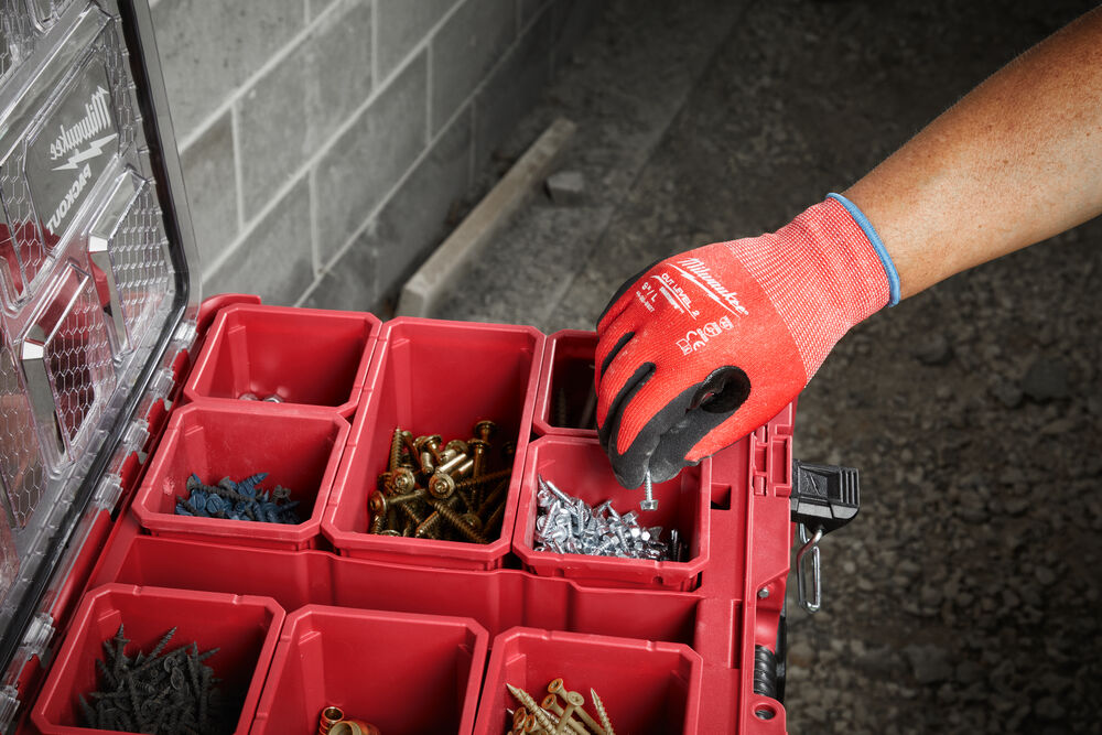 Milwaukee Povrstvené rukavice odolné proti proříznutí Stupeň 2/B - vel M/8 1ks