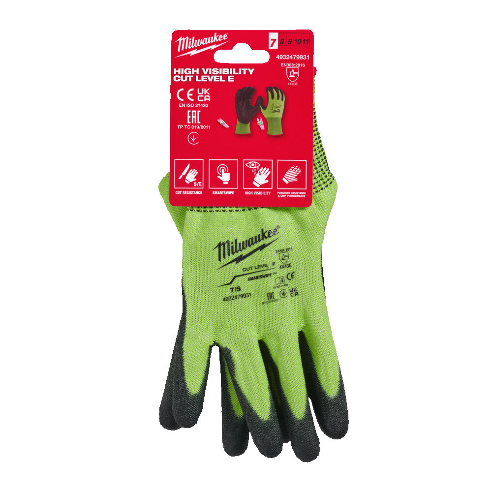 Milwaukee Reflexní rukavice odolné proti proříznutí Stupeň  E - 11/XXL -  1ks