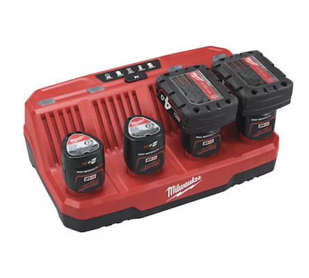Milwaukee M12™ nabíječka s 4 porty