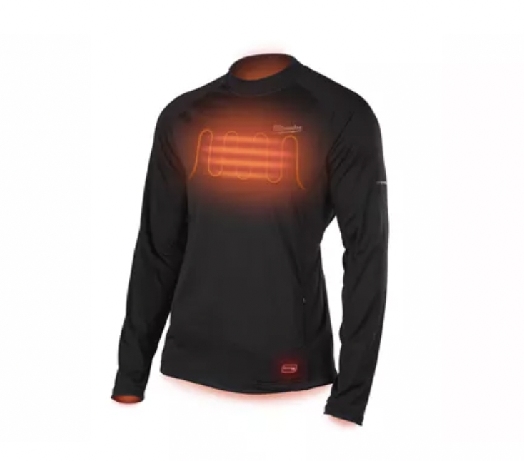 Milwaukee M12™ vyhřívané tričko s dlouhým rukávem, vel. XXL