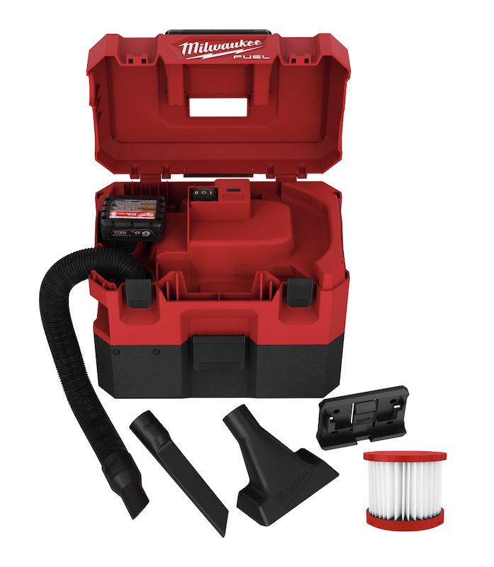 Milwaukee M12 FVCL-0 FUEL Vysavač pro mokré/suché vysávání