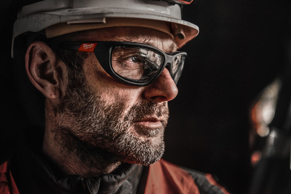 Milwaukee  Vysoko výkonnostní ochranné brýle čiré s těsnící vložkou- 1ks