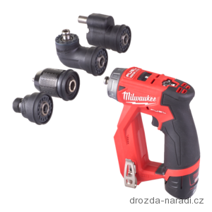 Milwaukee M12 FDDXKIT-202X - vyměnitelné hlavy