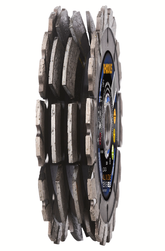 Rhodius LD404 ALL IN ONE 150x12,0x28,5x22,23 Diamantový frézovací kotouč Bal. 1