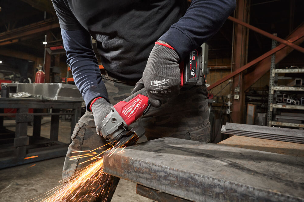 Milwaukee M18 FUEL FSAG125X-0 125 MM ÚHLOVÁ BRUSKA S POSUVNÝM SPÍNAČEM