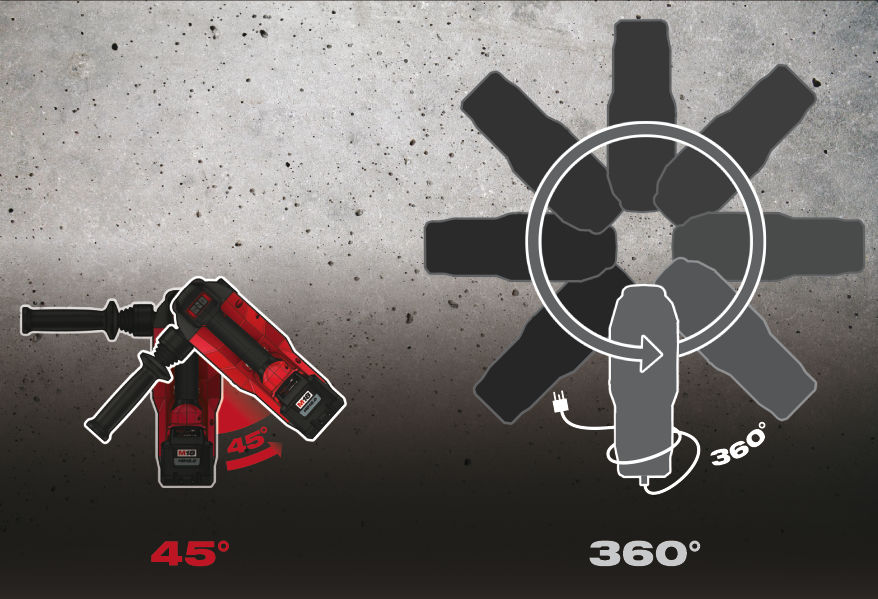 Milwaukee M18 FHM-0C Vrtací a bourací kladivo SDS max - 10kg, bez aku a nabíječky