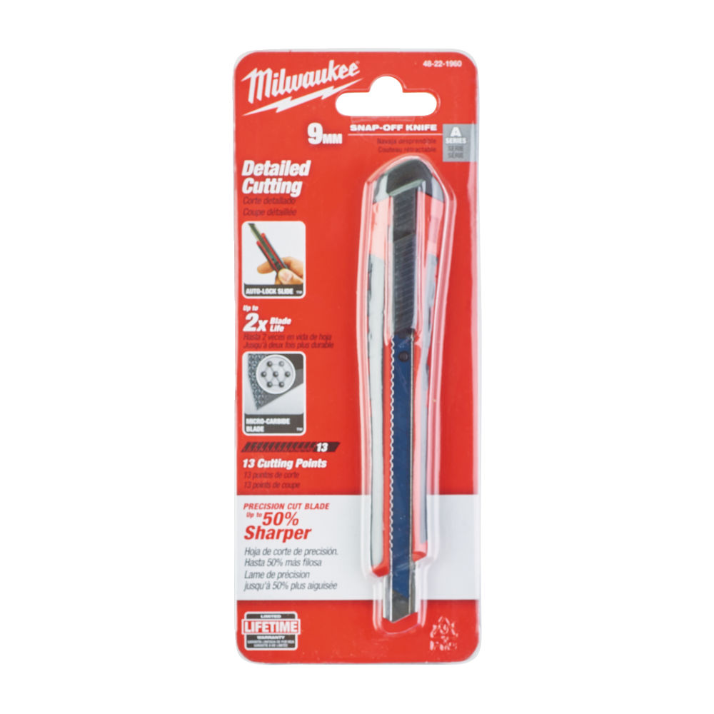 Milwaukee Odlamovací nože 9 mm - počet bodů ostří: 13, ks:1