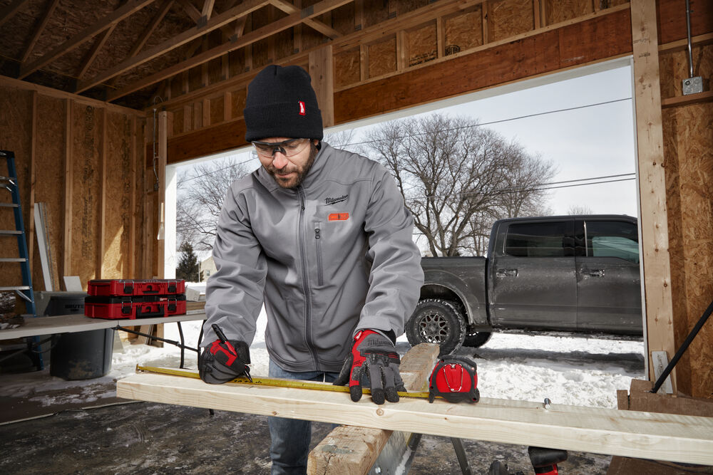 Milwaukee M12 HJGREY5-0 (XXXL) Premium vyhřívaná bunda šedá