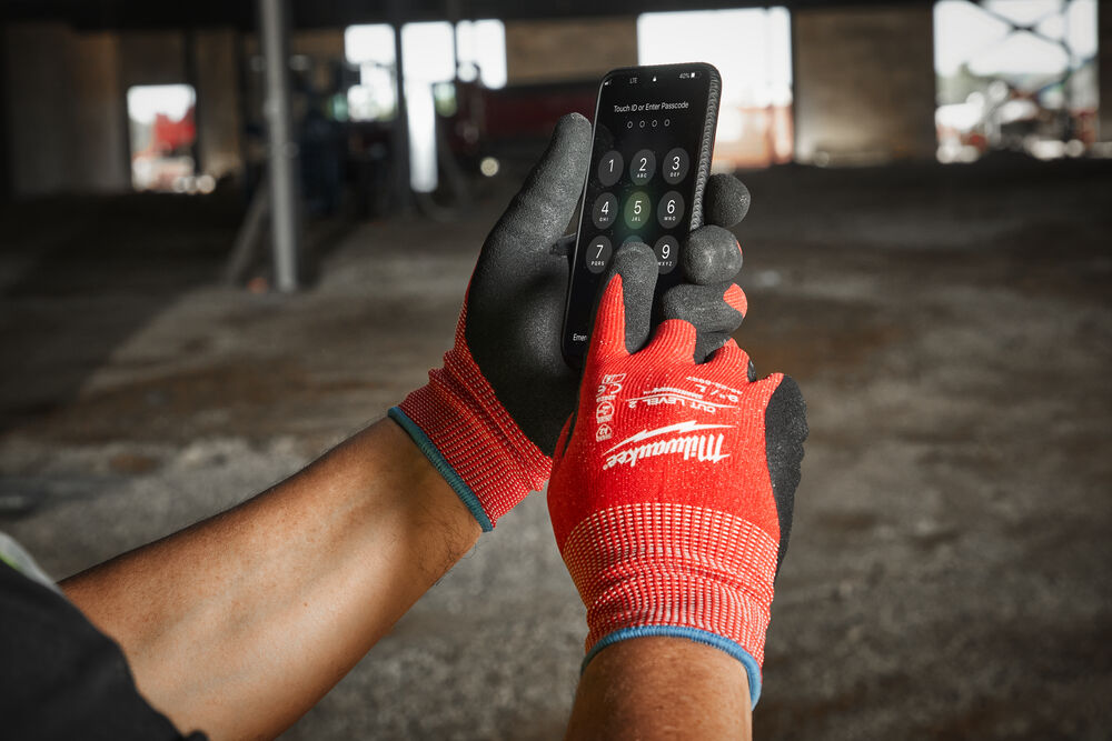 Milwaukee Povrstvené rukavice odolné proti proříznutí Stupeň 2/B - vel M/8 1ks