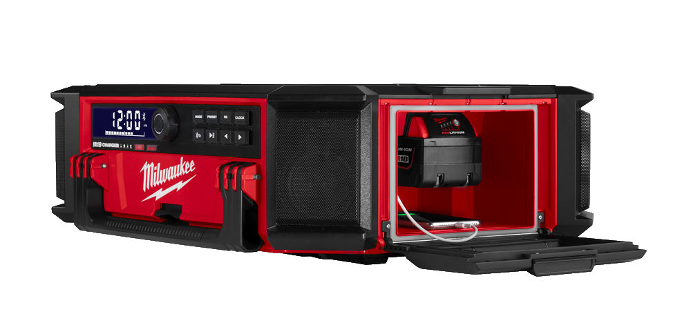 Milwaukee M18 PRCDAB+ PACKOUT RÁDIO NABÍJEČKA