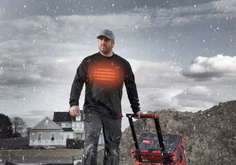 Milwaukee M12™ vyhřívané tričko s dlouhým rukávem, vel. XL
