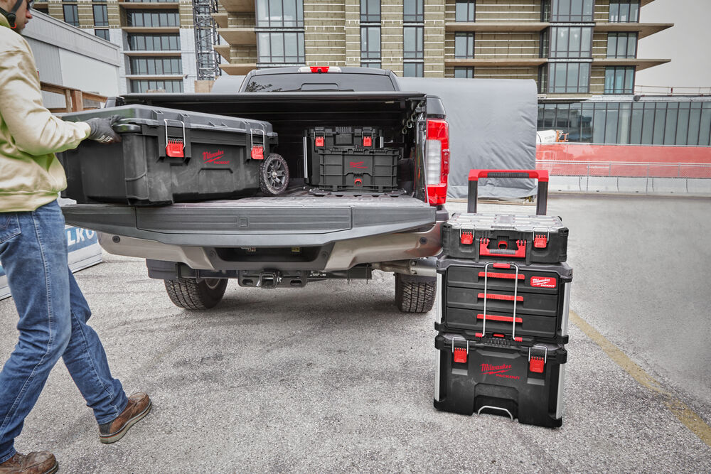 Milwaukee PACKOUT DUAL pojízdná bedna na nářadí