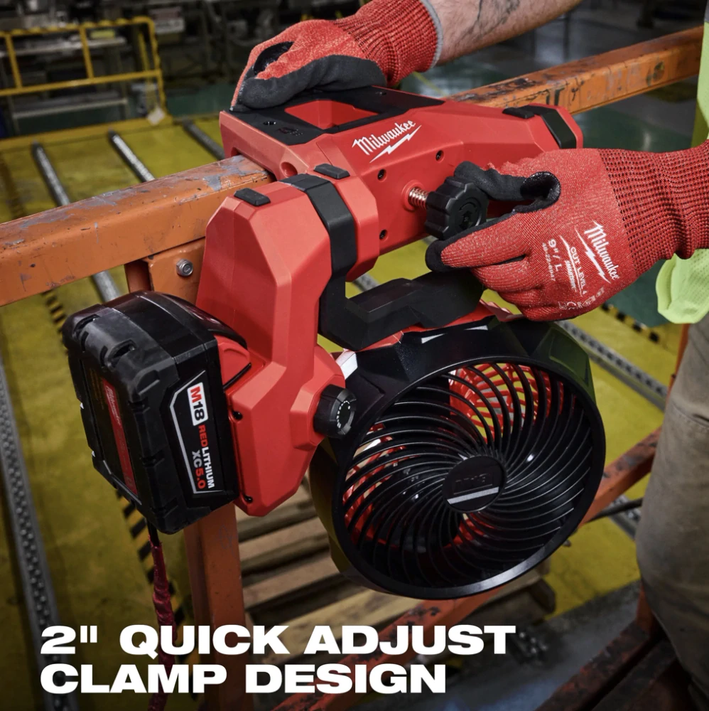 Milwaukee M18 LAF-0 ventilátor s uchycením pro plošiny