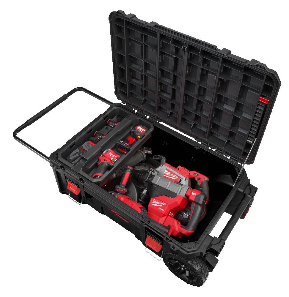 Milwaukee PACKOUT DUAL pojízdná bedna na nářadí