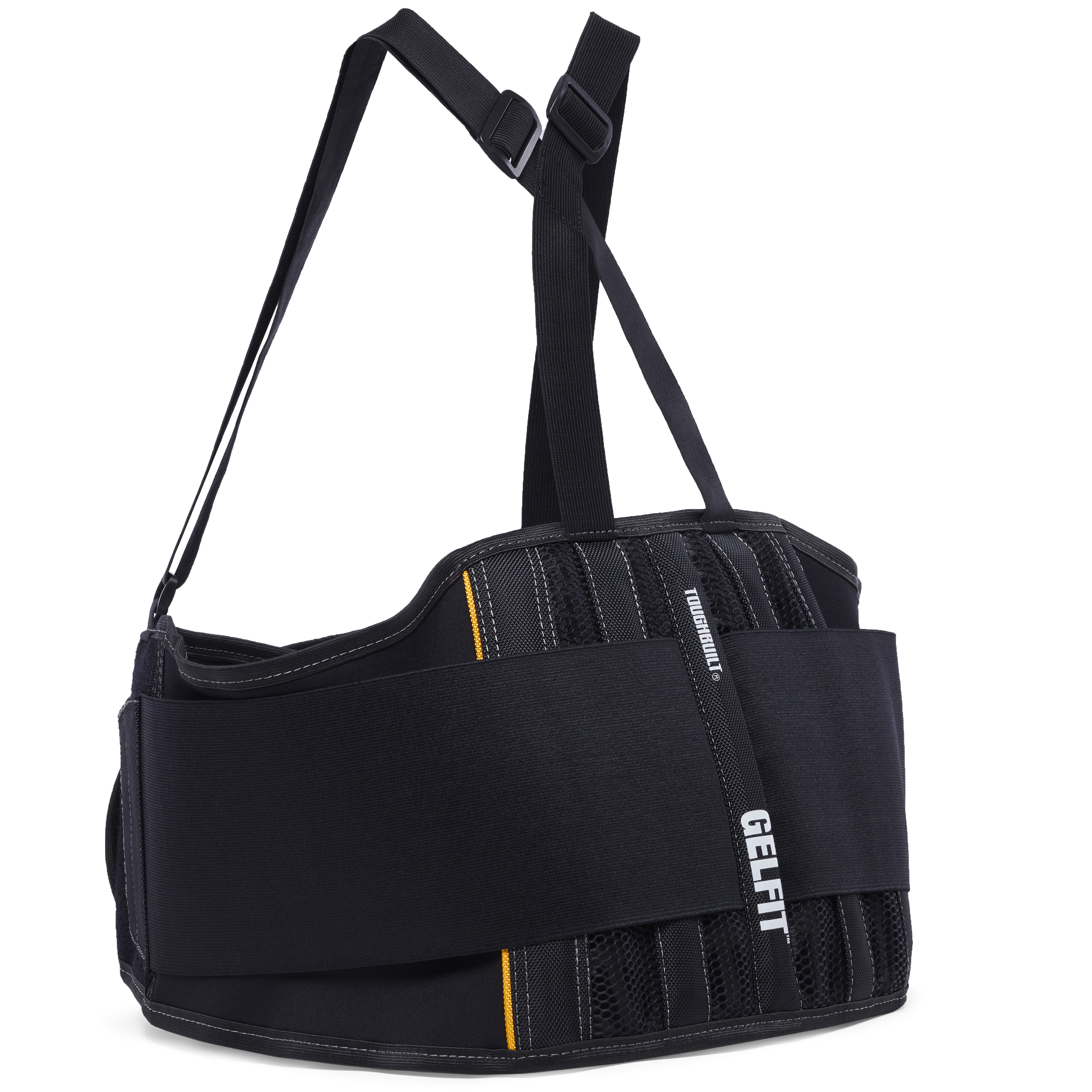 ToughBuilt Velký podpůrný bércový pás s ramenními popruhy GelFit