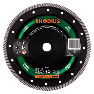 Rhodius DG10 230x10,0x2,0x22,23 Diamantový kotouč Bal. 1