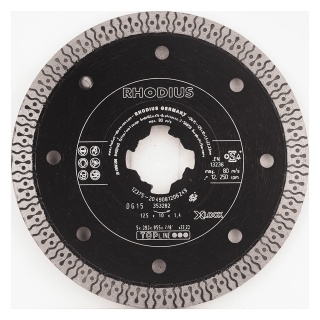 Rhodius DG15 X-lock 125x10,0x1,4x22,23 Diamantový kotouč Bal. 1