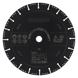 Rhodius DG210 Allcut 300x3,0x3,1x25,40 Diamantový kotouč Bal. 1