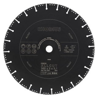 Rhodius DG210 Allcut 350x3,0x3,1x25,40 Diamantový kotouč Bal. 1