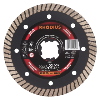 Rhodius DG35 X-lock 125x10,0x2,0x22,23 Diamantový kotouč Bal. 1