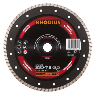 Rhodius DG35 230x10,0x2,5x22,23 Diamantový kotouč Bal. 1