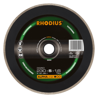 Rhodius DG50 230x7,0x1,9x25,40 Diamantový kotouč Bal. 1
