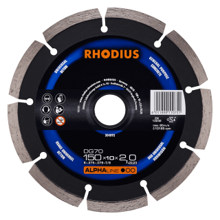 Rhodius DG70 150x10,0x2,0x22,23 Diamantový kotouč Bal. 1