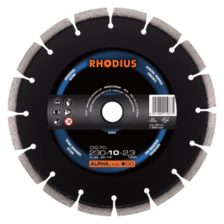Rhodius DG70 230x10,0x2,3x22,23 Diamantový kotouč Bal. 1