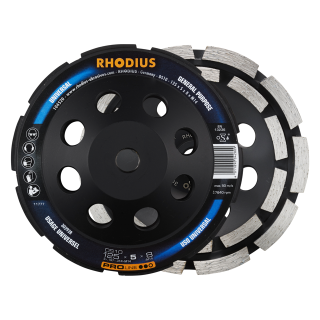 Rhodius DS10 125x5,0x8,0xM14 Diamantový brusný hrnec Bal. 1