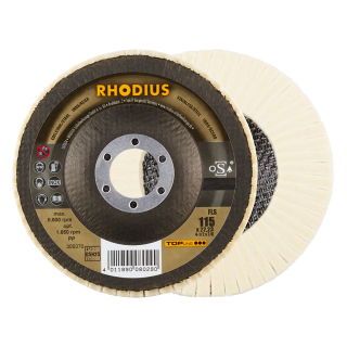 Rhodius FLS 115x22,23 Lešticí lamelový kotouč filcový - radiální Bal. 5