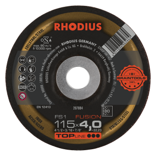 Rhodius FS1 Fusion 115x4,0x22,23 Brusný kotouč Bal. 10