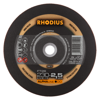 Rhodius FT26 230x2,5x22,23 Řezný kotouč Bal. 25