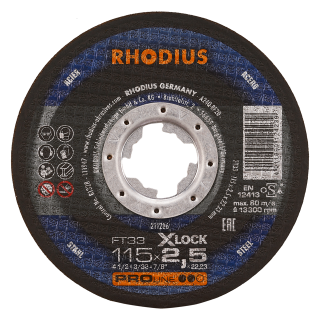 Rhodius FT33 125x2,5x22,23 Řezný kotouč Bal. 25