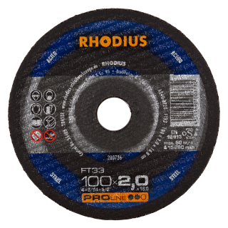 Rhodius FT33 100x2,0x16,00 Řezný kotouč Bal. 25